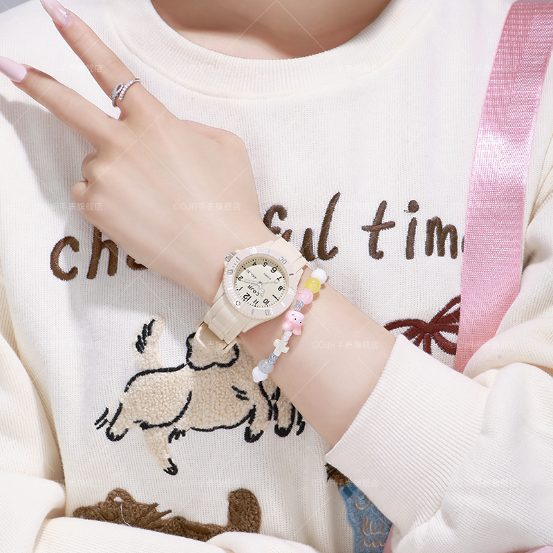 校长推荐静音考试专用手表女款