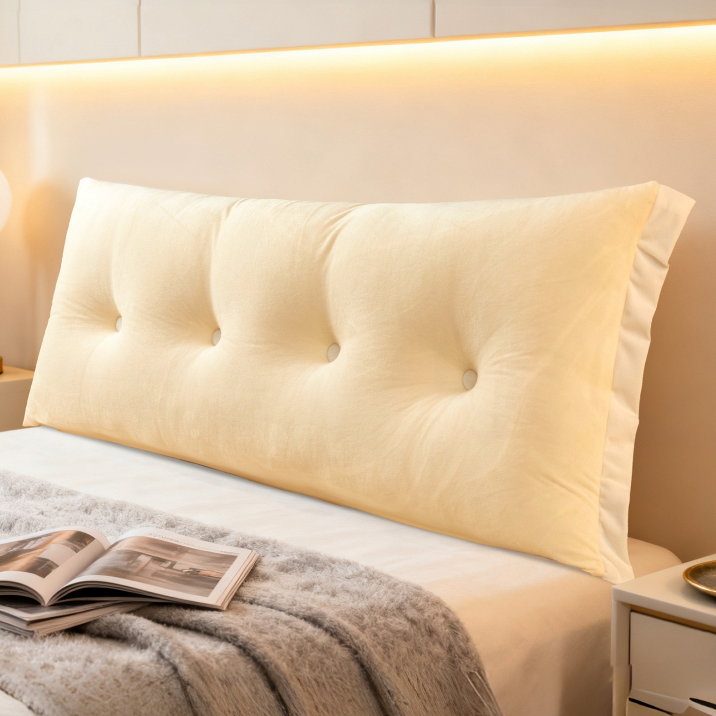 床头靠背软包床上靠垫榻榻米靠枕