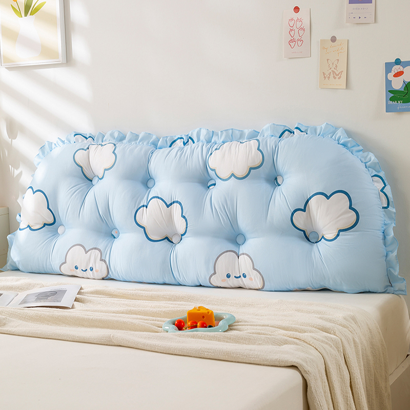 床头靠垫大靠背可拆洗卧室床上护腰靠枕新款儿童实木床防撞软包