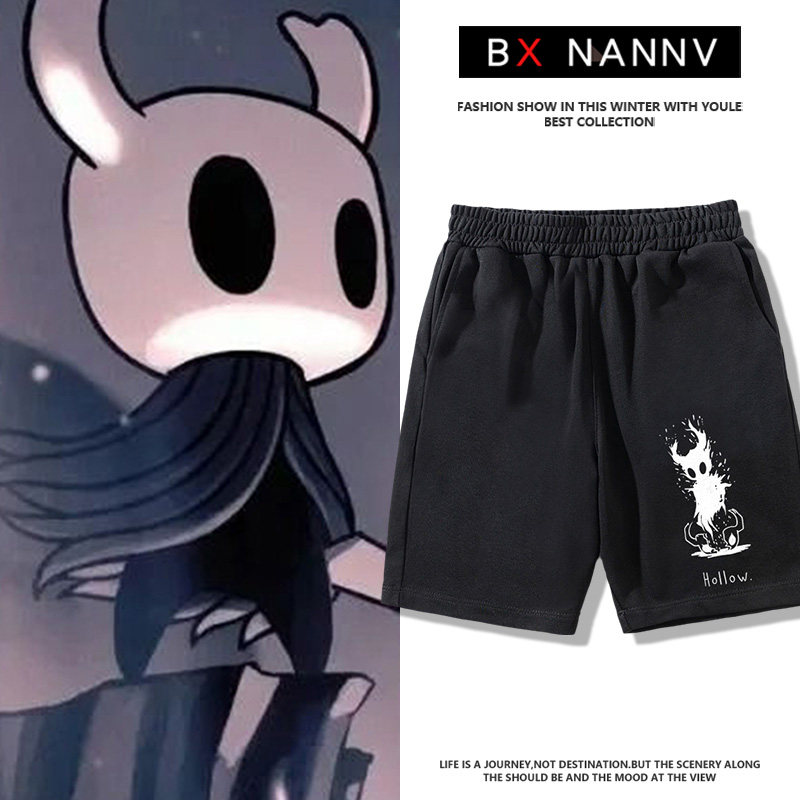 空洞骑士短裤男Hollow Knight裤子休闲裤夏季薄款休闲卡通周边