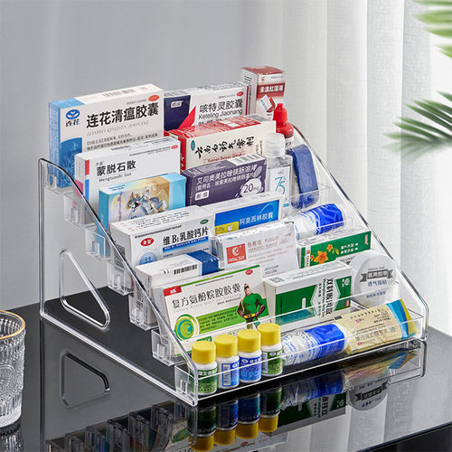 曼槐透明亚克力药箱急救医疗箱