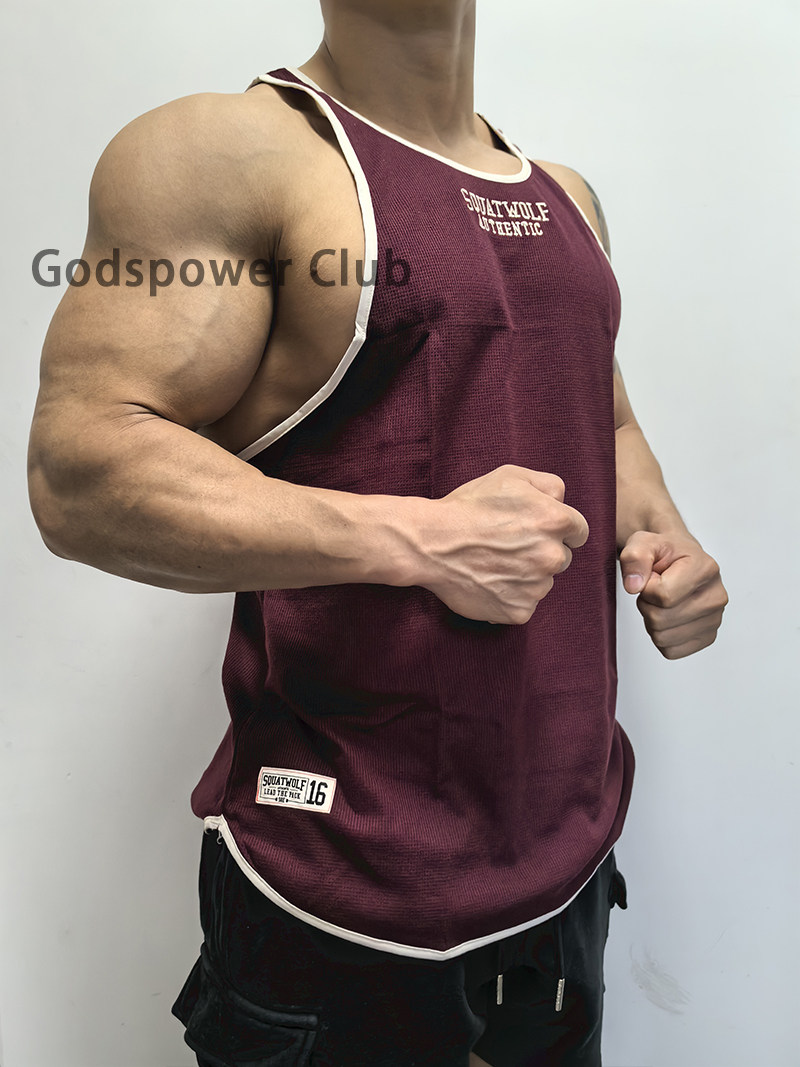 杰瑞米代言迪拜狼健身背心