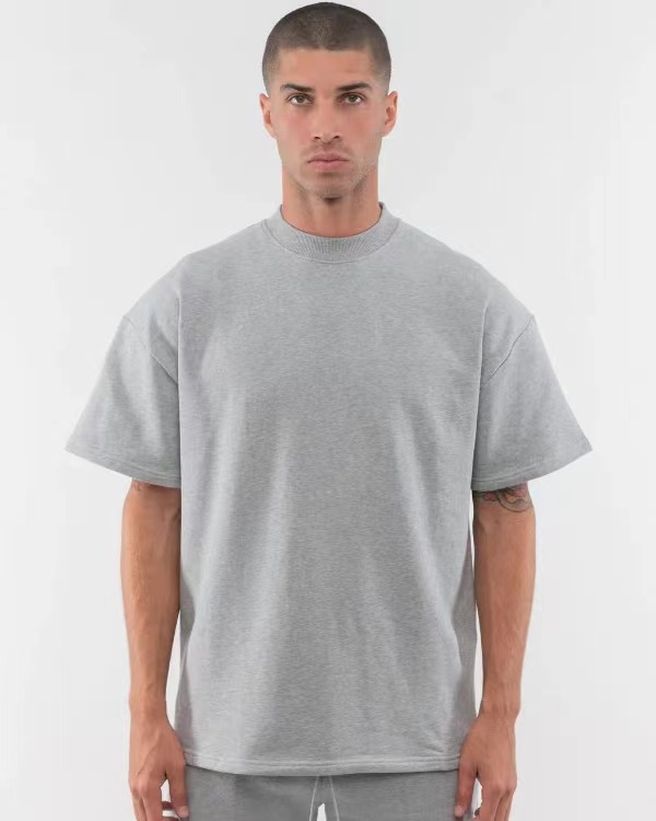 小众FOG风纯棉高克重宽松短袖