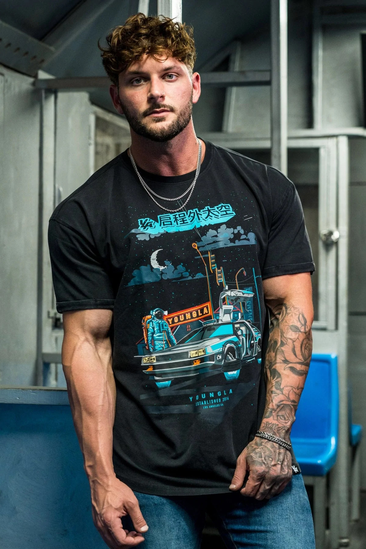 LA提前款登月主题系列短袖