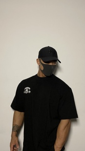 Godspower OversizeTee运动短袖男夏健身圆领廓形宽松t恤棉氨透气