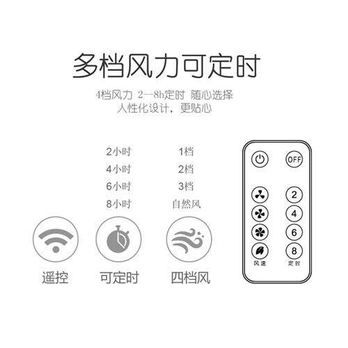 充电小吊扇USB床上下铺蚊帐露营帐篷风扇悬挂 宿舍寝室静音可调速
