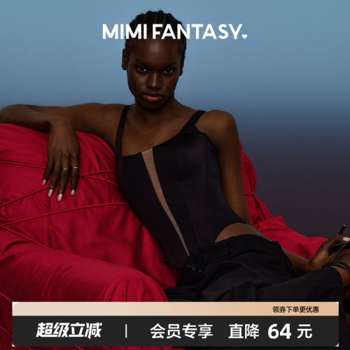 深V镂空鱼骨胸衣收腰显瘦背心