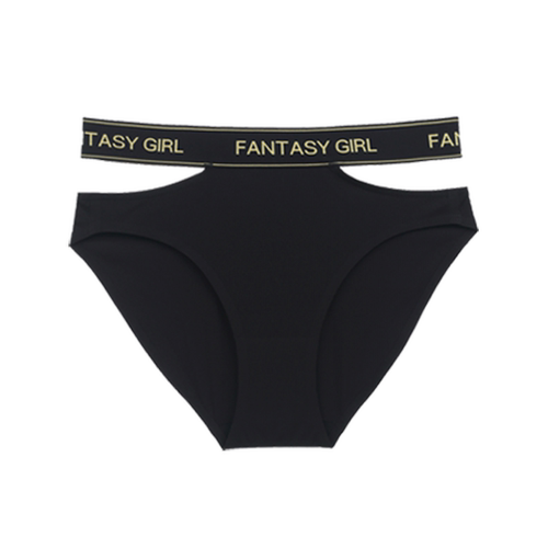 【品牌运动文胸配套裤】辣妹字母绑带内裤交叉性感显瘦健身三角裤