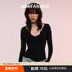 MIMI FANTASY深V轻塑身连体衣女2025秋冬免穿文胸收腹显瘦肌底衣