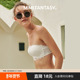 MIMI FANTASY蕾丝无肩带内衣女薄款 防走光防滑聚拢小胸裹胸抹胸