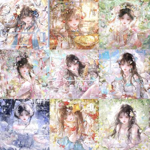 703张 哦耶图包 女生动漫插画头像扭蛋会专原创圈直购 高清无水印