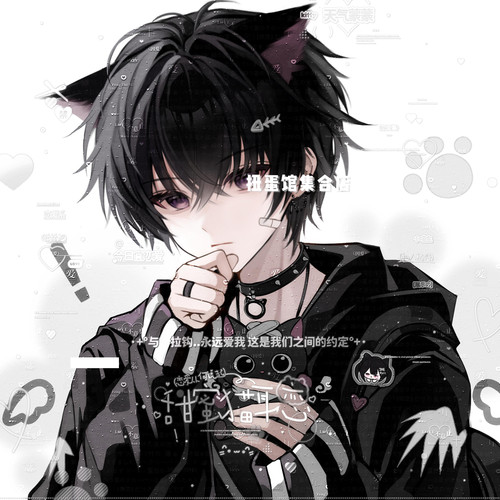 30张 萌物番宿可直购 卡通情侣动漫插画头像扭蛋原创圈高清无水印