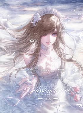 50张 灰色系扭蛋段段云直购 双女生闺蜜插画头像原创圈高清无水印