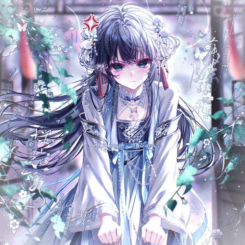 60张 一川黑潮直购 古风情侣动漫插画头像扭蛋机原创圈高清无水印