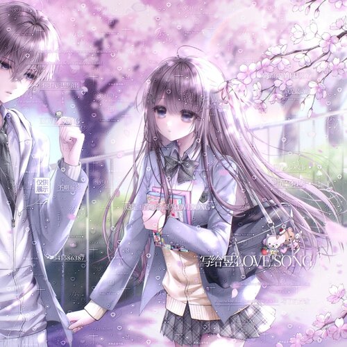 15张 萌力周刊扭蛋15期 情侣动漫插画头像原创圈直购 有底纹薄玛