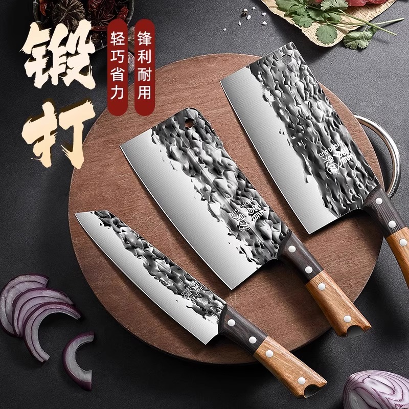 砍骨专用刀加厚锰钢龙泉锻打刀具