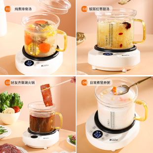 2024新款养生壶家用多功能煮粥办公室花茶煮茶器全玻璃分体式宿舍