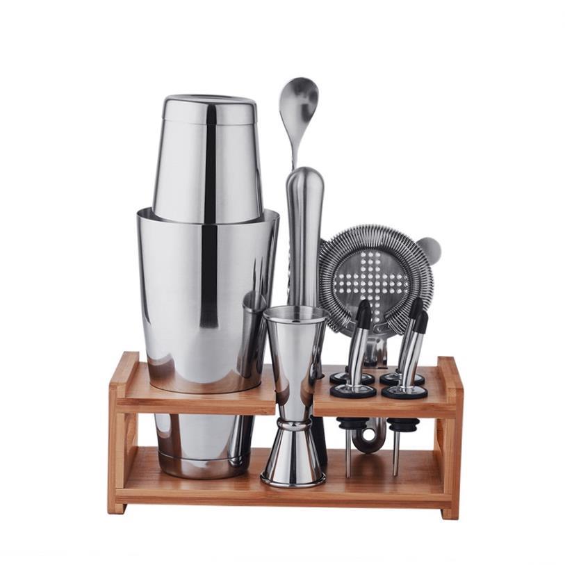 New 800ml Stainless Steel Cocktail Shaker mixing tool set