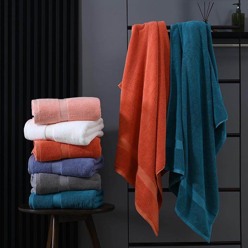 100% Cotton Shower Towels Thick Bath Towel for Adults Hotel