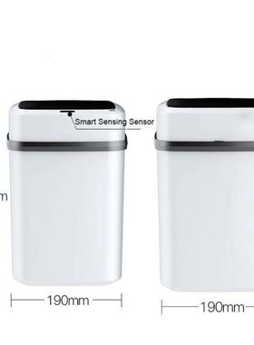 Kitchen Trash Bin 13L Bathroom Touch Trash Can In The Toilet