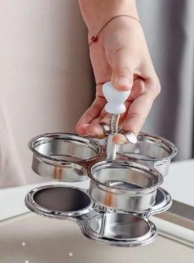 Stainless Steel Poached Egg Maker Egg Pan Cooker Poacher