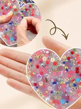 1 PC Skin Picking Pad Fidget Toys Heart/Duck/Round Picky Pad