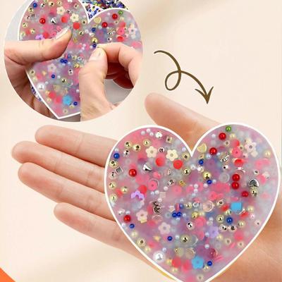 1 PC Skin Picking Pad Fidget Toys Heart/Duck/Round Picky Pad