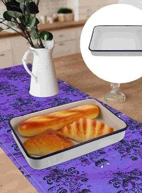 Enamel Baking Pan Dishes Enameled Roasting Plates Oven