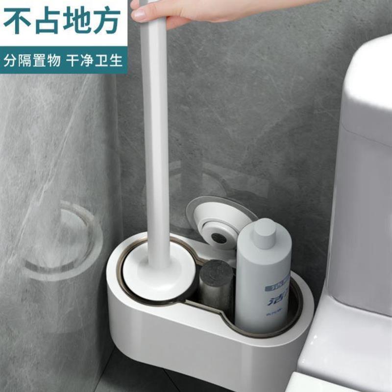 Household toilet long handle non dead corner cleaning brush