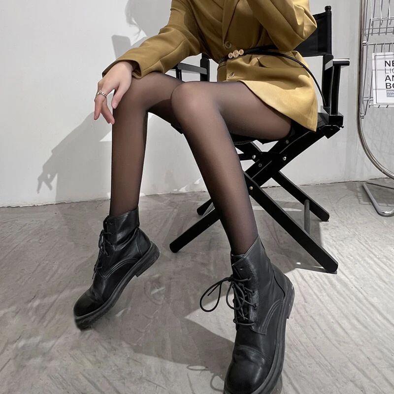 Thermal Stockings Woman Fleece Tights Sexy Winter Warm Panty