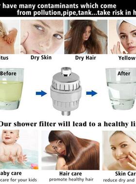 20 Stage Shower Hard Water Purification Filter Showerhead Ac
