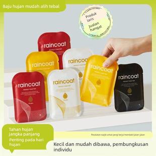 Raincoat Thickened Travel Outdoor Wat 5pcs Rainwear Portable