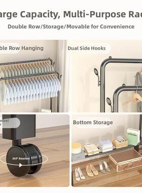 Hanging clothes rack one-pole hanger bedroom simple drying