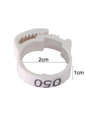 30PCS Chicken Foot Ring Adjustable Size Poultry Leg Digital