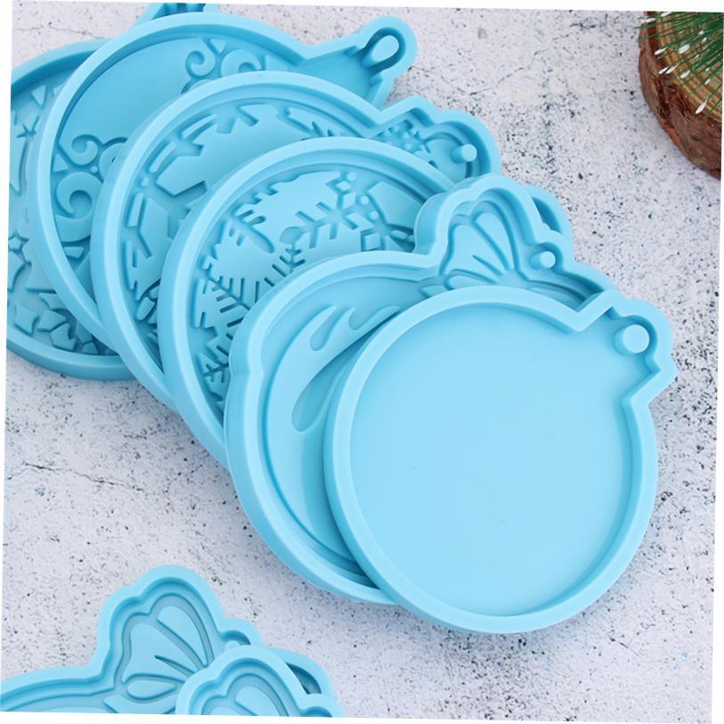 Christmas Ball Silicone Mould Keychain Pendant Epoxy Resin C
