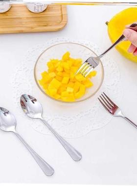 StainlessSteel Knife and Fork Set Small Spoon便携式刀叉套装