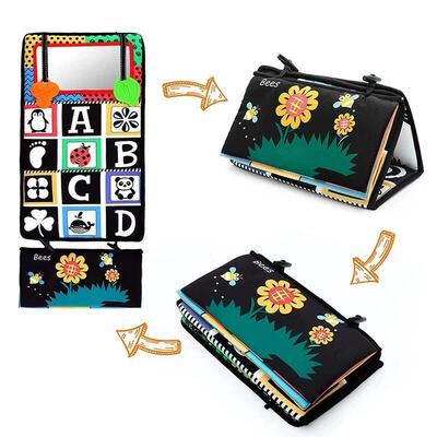 Black And White Baby Mirror Tummy Time Toys For Babies Monte