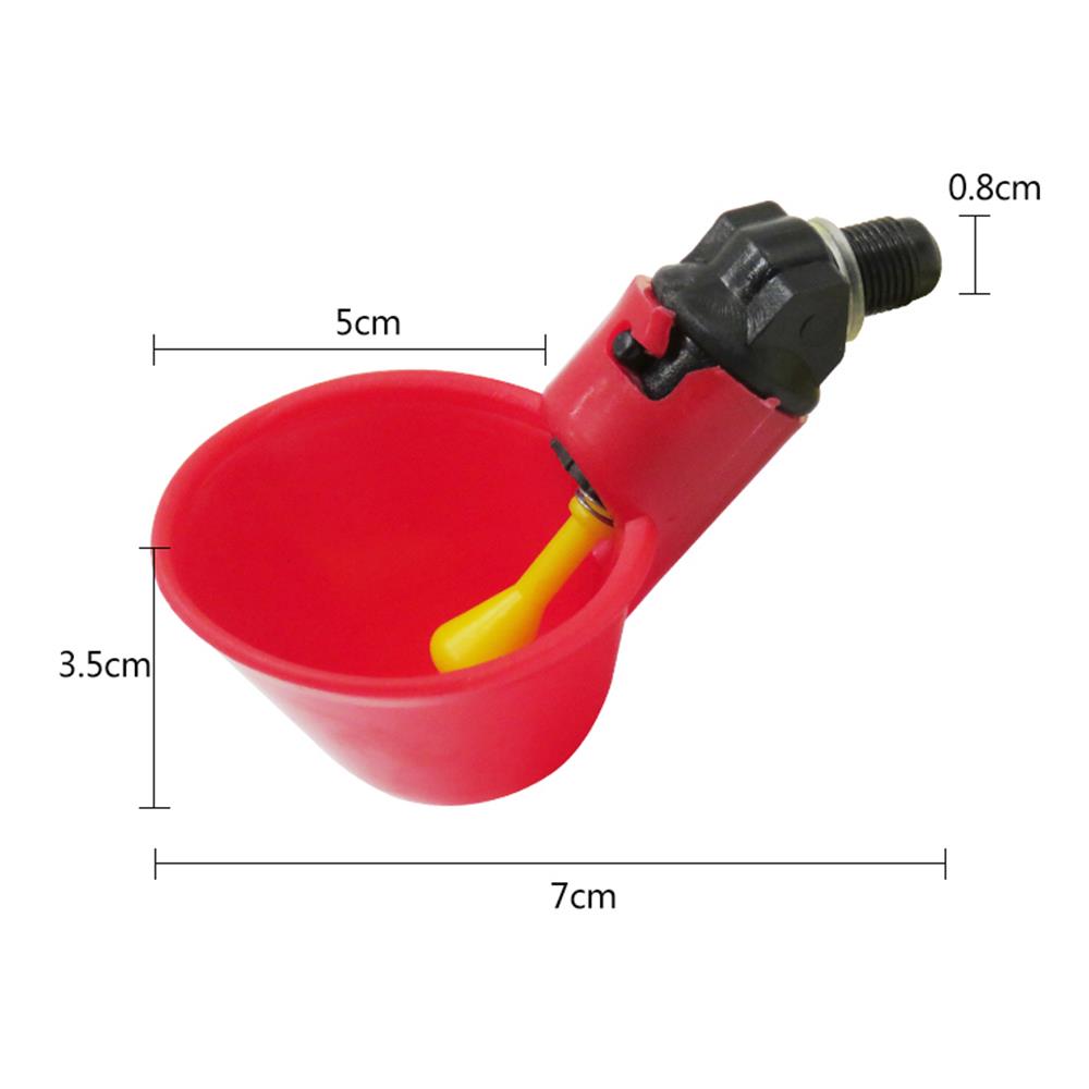 5-20PCS Automatic Chicken Drinker Quail Hanging Water Cup Ni