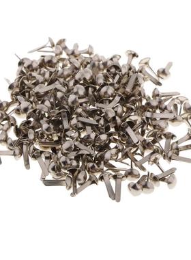 200pcs Mini Decorative Round Head Split Pins Metal Brads Pap