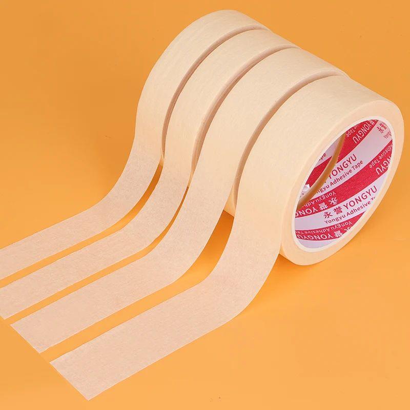 Masking Tape White Color Single Side Tape Adhesive Crepe Pap