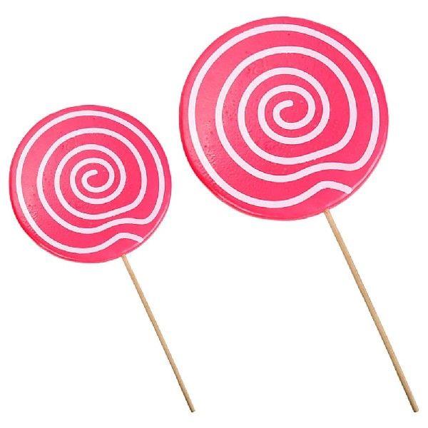 2 Pcs Unique Lollipop Props Child Models Photo Wooden Scene