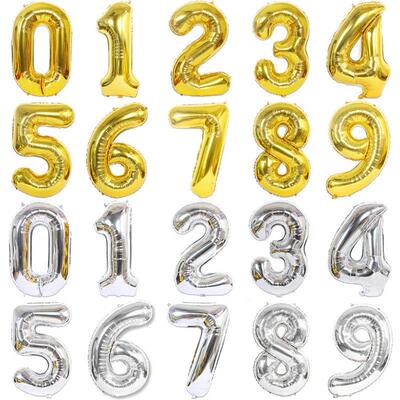 32 inch number balloon 1 2 3 4 5 6 7 8 Number Digit Helium f