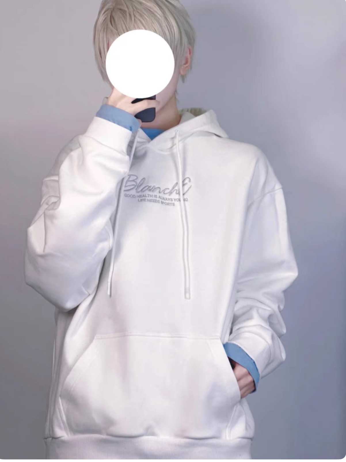 现货沈星回卫衣套头衫常服恋与深空服装可机洗日常穿搭纯棉白卫衣
