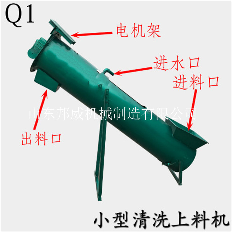 红薯土豆清洗机去泥机器商用瓜果家用清洗自动上料鼠笼式加工设备