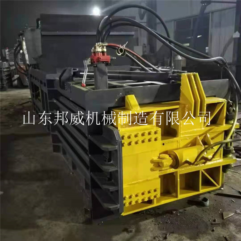 卧式液压打包机大型废纸箱易拉罐塑料瓶压缩机编织袋废薄膜打包机