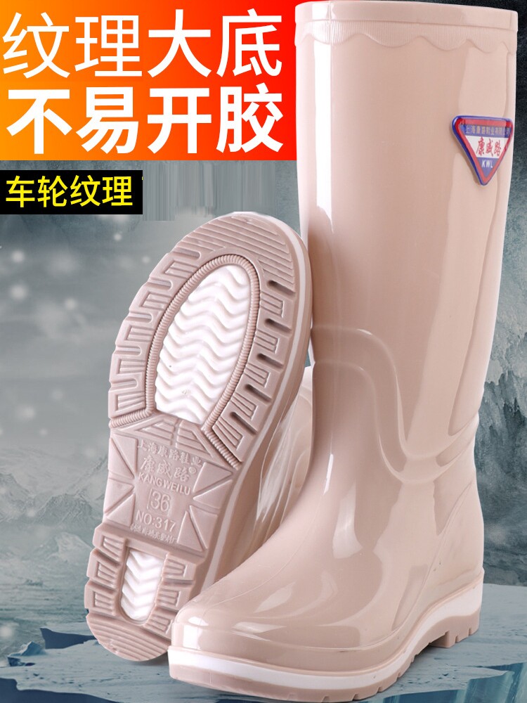 RAIN BOOTS WOMENS HIGH LONG TUBE MEDIUM SHORT TUBE LOW TUBE FASHION LADIES WORK WATER SHOES NON-SLIP WATERPROOF RAIN BOOTS WATER BOOTS