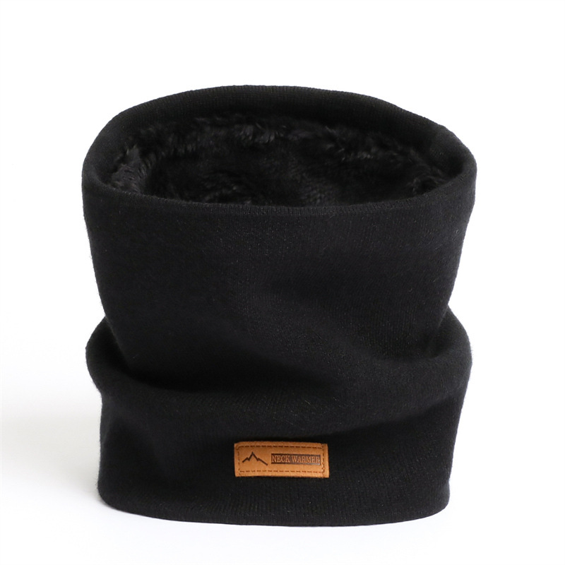 鑫致针织围脖加绒加厚围巾