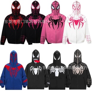 新款 2023系列：穿越侠万圣节cosplay连帽拉链卫衣男秋冬外套