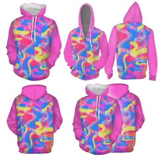 2023电影芭比Barbieken真人版 连帽卫衣男现货 cosplay套长袖