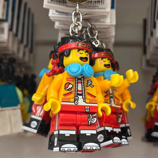 上海乐高乐园纪念品周边悟空小侠人仔奇小天发光钥匙扣挂件